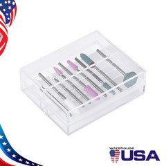 9Pcs Dental Composite Polishing Stones Burs Kit HP 2.35mm for straight handpiece