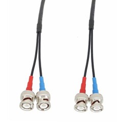 Dual BNC Signal Cable 10~50FT For Fuji Electric Portable Ultrasonic Flow Meter