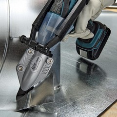 TSHD TurboShear Heavy-Duty Drill Attachment – 18-Gauge Galvanized Steel | 360…