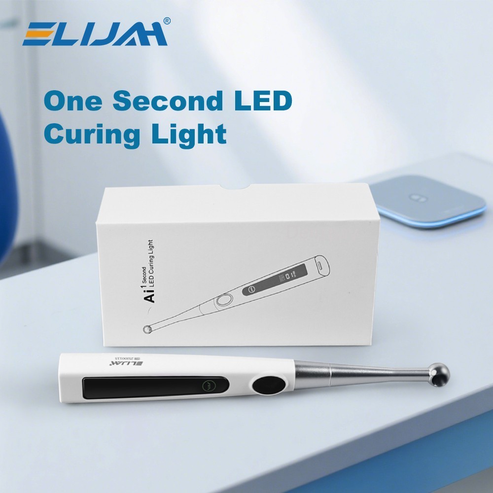 Cordless Dental Light Cure Lamp 4 Modes Metal Head LED 1S Dental Curing Light US