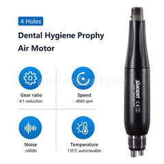Dental 4:1 Hygiene Prophy Handpiece 360°Swivel Air Motor 4Hole SANDENT/yabang ty