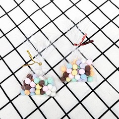 100PCS Cellophane Bags 6×9 inches, Clear Treat Bags with 4’’ Twist Ties, Plas…