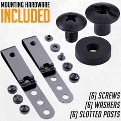 HolsterSmith Universal Metal Belt Clip for Holster Making – (Model 5) – (3-Ho…
