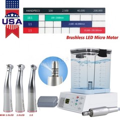 NSK Style Dental Low Slow Speed Handpiece Straight Contra Angle Air Motor 2/4H