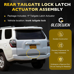 Trunk Tailgate Lock Latch Actuator w Lock for 2010-2019 Toyota 4Runner SUV