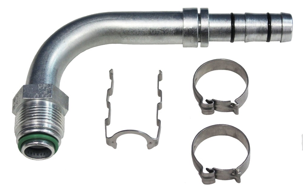 Automotive AC Hose Fitting EZ Clip #10 Male 90 70R8001