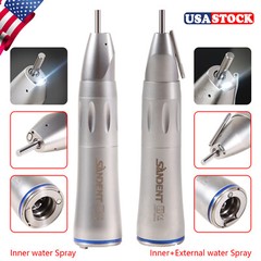 Dental 1:1 Fiber Optic Straight Nosecone Low Speed Handpiece Inner Water Spay DL