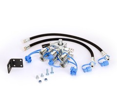 Tractor Hydraulic Remote 8 Port Diverter Valve Manual,2 into 6 ports, Multiplier
