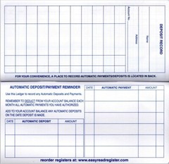 10 Larger Lines Checkbook Registers 2024-2025-2026 Calendars Check Book Bank