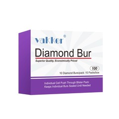 10PC Dental 368-016C FG Diamond Burs Coarse Grit Pointed Football Friction Grip