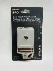 Woods Stem Mount Photo Control For Lights 59410WD