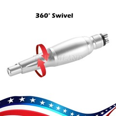 Dental Ultrasonic Air Perio Scaler Handpiece Hygienist 4 Hole w/ 3 Tips Original