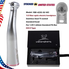 Dental 1:5 Increasing LED Contra Angle Handpiece Quattro Water Spray E-type