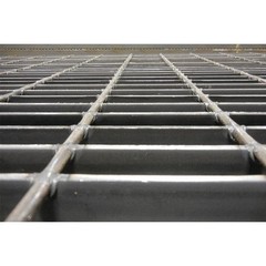 Zoro Select 20125S100-C4 Carbon Steel Bar Grating, Smooth, 48 In L, 36 In W,