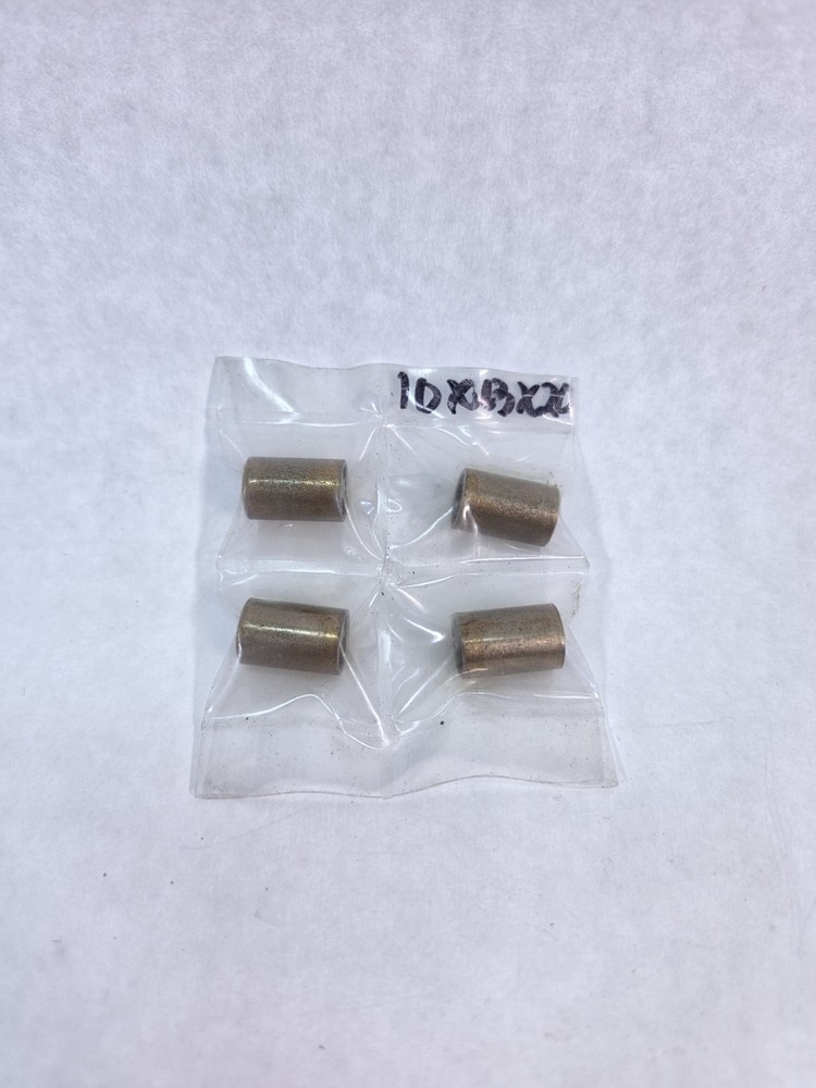 Sintered Bronze Sleeve Bushings Bearings 10x13x20mm Oil Impregnated Set of 4