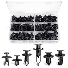 102pcs 6.3mm 8mm 9mm 10mm Bumper Push Fasteners Rivet Clips Expansion Screws Kit