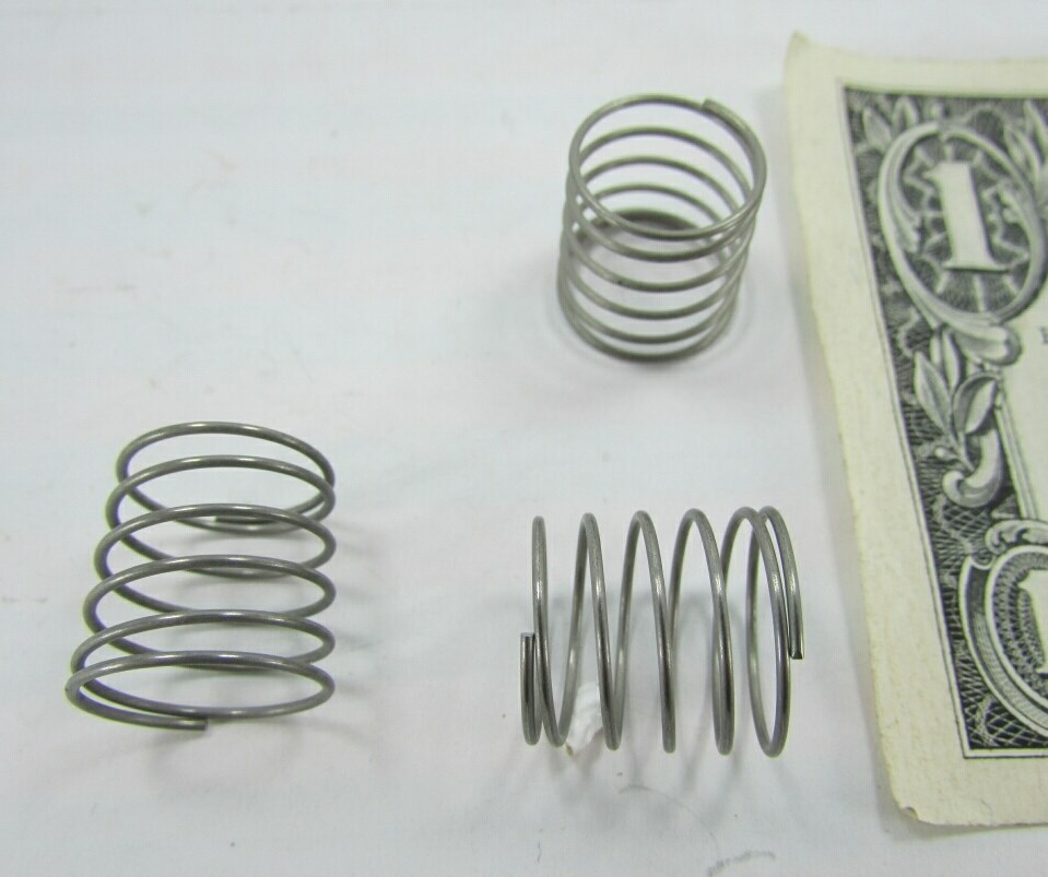 25 Light Steel Coil Springs, 10 Ounces, Conical Compression 15MM OD x 15MM Long
