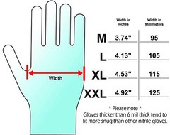 Adenna DLG676 Dark Light 9 mil Nitrile Powder Free Exam Gloves L – Black 100 pcs