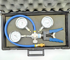 Rosemount Pressure Calibration Source 0-160 psi with Gauges/Hand Pump 260 1433