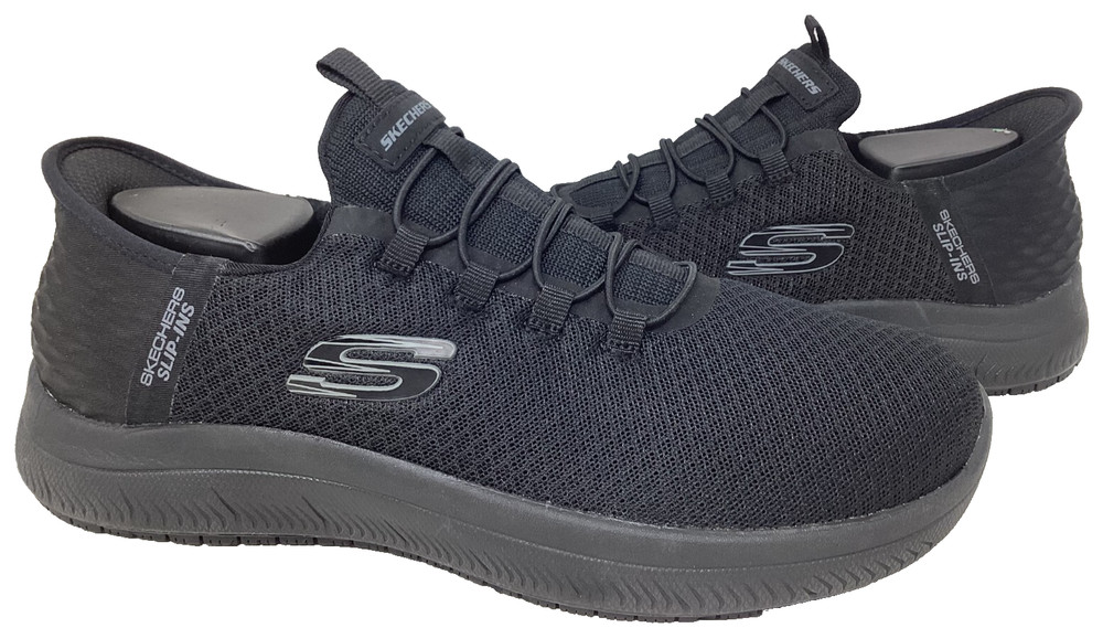 Skechers Women’s Slip-Ins Work Summits SR Enslee Shoes Black Wides Size:9.5 107R