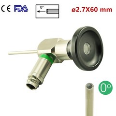 CE&FDA 0° Medical Endoscope ø2.7x60mm Otoscope Auriscope Ear Mirror Speculum ENT
