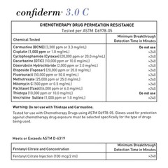 McKesson Confiderm 3.0 Nitrile Exam Glove Standard Cuff Length LARGE 250 per Box