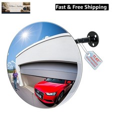 11.65 Inch Frameless 1.8mm Thick Acrylic Convex Mirror – Adjustable Wide Angl…