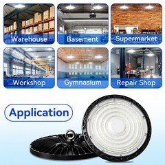 20Pack 100W UFO High Bay LED Light Industrial Ceiling Bay Lamp Replace HID Light