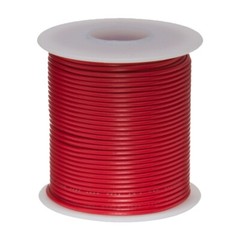 12 AWG Gauge TXL Automotive Stranded Hook Up Wire, 25 ft, Red, 60 Volts