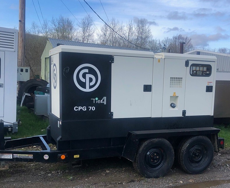 Atlas Copco CPG70 (70 KVA) Mobile Generator w/1785 Hours