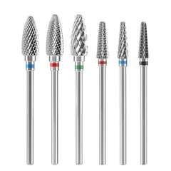 AZDENT Dental Lab Polishing Bur Drills Carbide Tungsten Steel Burs Burrs 2.35MM