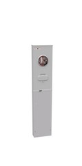 320/400a Lever Bypass Meter Pedastal W/ 2 200a Breakers Milbank U3849-O-2-200 UL