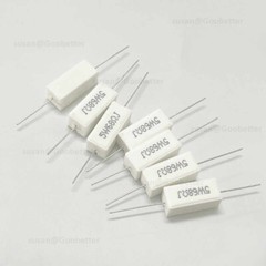 10pcs 5 Watts Wire wound Cement Power Resistors Axial 0.01 ohm to 1M ohms 5% J