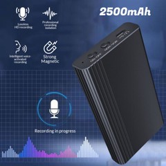 500Hr Digital Voice Recorder Mini Hidden Audio Recording Device MP3 Dictaphone