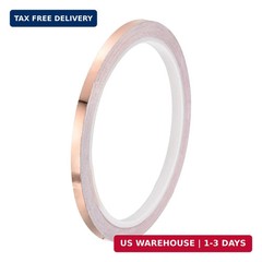 PATIKIL Copper Tape 0.24 Inch x 11 Yards 0.05 Thick Copper Foil Tape Single Side