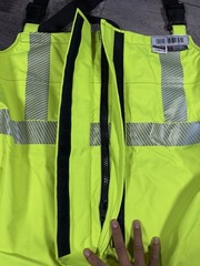 Hi-Vis Neon Yellow Safety Pants Waterproof Reflective Gore-Tex FR Workwear XXL