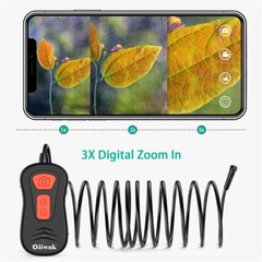 Dual Lens Industrial Endoscope 720P Borescope Inspection Camera Waterproof IP67