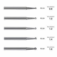 Surgical Dental Carbide Round Burs FG Zekrya ENDO-Z For High/Low Speed Handpiece
