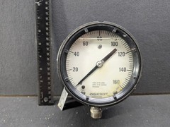 Used Ashcroft Duragauge 160 psi Pressure Gauge 4.5″ AISI 316 TUBE SOCKE