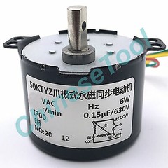 US stock Synchronous Motor 50KTYZ AC110V 120V 50/60Hz 50r/m CW/CCW 6W 1.4kgf.cm