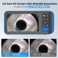 Teslong Rigid Rifle Borescope 0.2inch Digital Bore Scope Gun Cleaning Camera