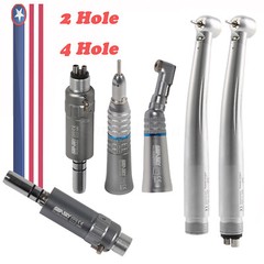 Dental LED E-generator High Speed / Slow Low Speed Handpiece 2/4 Hole NSK Style