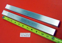 2 Pieces of 1″ X 1″ 6061 T6511 SQUARE ALUMINUM FLAT BAR 12″ long New Mill Stock