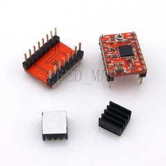 2PCS A4988 StepStick Stepper Motor Driver Module for 3D Printer Reprap Heat sink