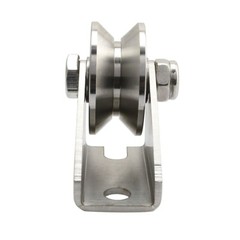 Heavy Duty Detachable Oblique V-Groove Pulley Stainless Steel Roller Wheel