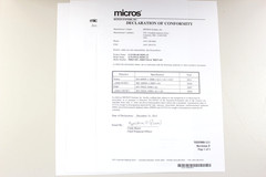 New Micros Oracle POS Rear LCD Customer Pole Display Terminal 500827-007A Ver 2