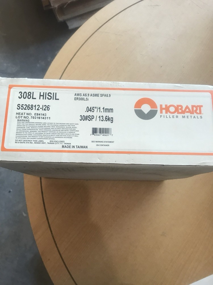 Stainless Steel MIG Wire 308L .045 30LB Spool