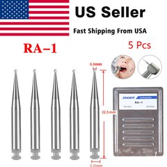 USA Dental Carbide Tungsten Steel Round Burs RA Latch For Low Speed Handpiece