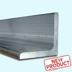 1/4″ Aluminum Angle 1″ x 4 Feet Length Unpolished Alloy 6061 90 Degrees Stock