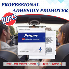 20 Pcs Adhesion Promoter for Plastic, Professional Adhesive Promoter, Metal, Pla